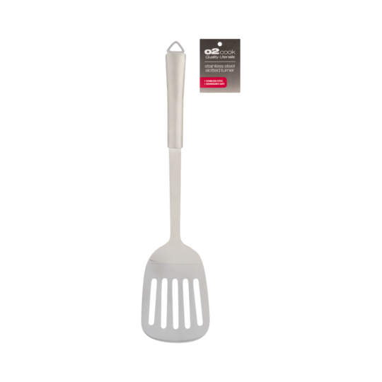 O2 Stainless Steel Slotted Turner