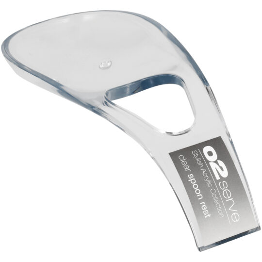 O2 Serve Spoon Rest Clear
