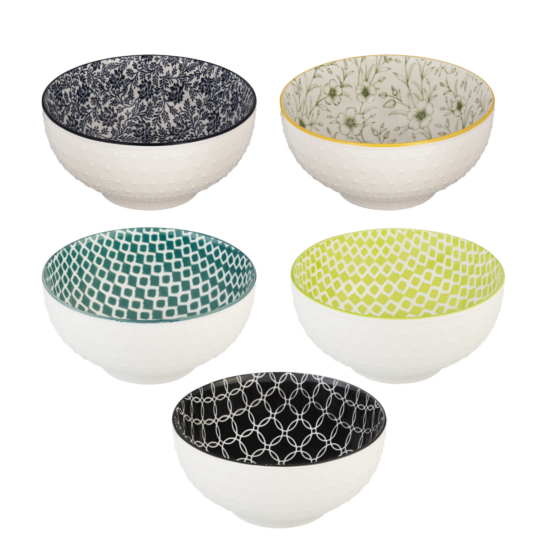 Salsa Printed & Embossed Big Bowls