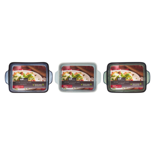 O2 Porcelain Rectangular Baker 27cm