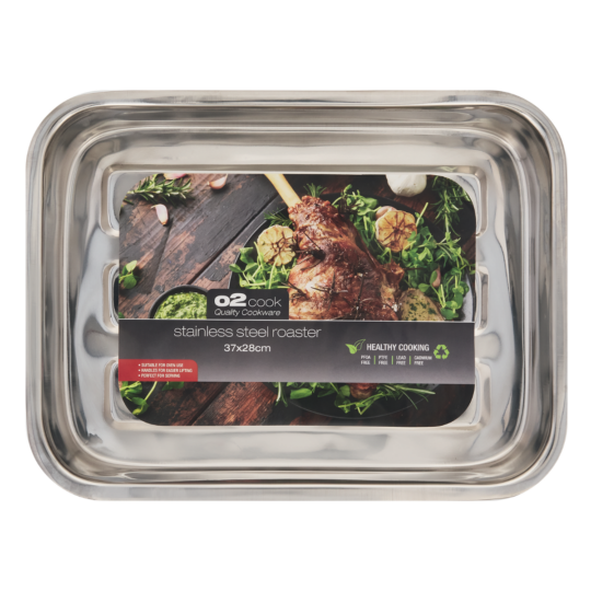O2 Stainless Steel Baking Tray 37x28cm